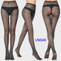Dames Visnet Panty's met Jacquard Weefsel - Gothic Kant & Spider Net Stijl