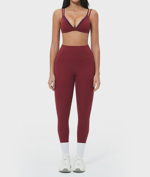 Dames Yogaset: Seamless Sport BH & Hoge Taille Legging