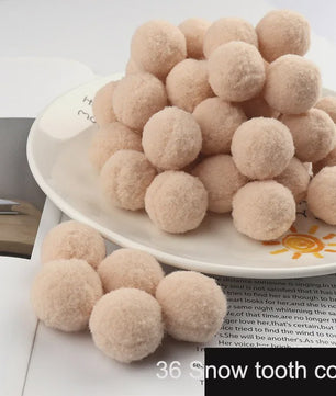 Mix van Zachte Pompoms (8-30mm) voor Knutselen, Decoratie & Speelgoed