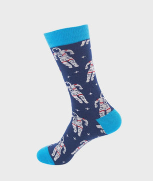 Unisex Katoenen Sokken met Vrolijke Fruit, Dieren & Kunst Prints - Hip Hop & Skateboard Stijl
