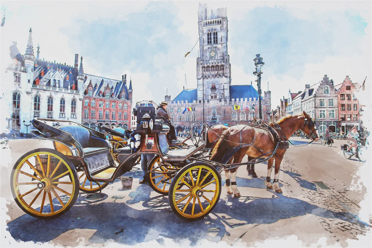 500 Stukjes Puzzel: Prachtige Landschap & Olieverf Kunst - Ontspanning voor Volwassenen & Familie