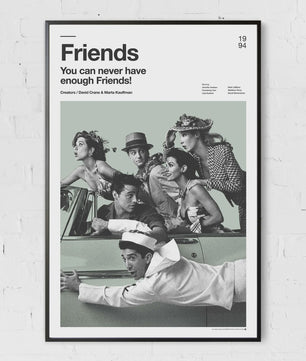 Moderne Canvas Poster: Iconische Films & Series voor Wanddecoratie