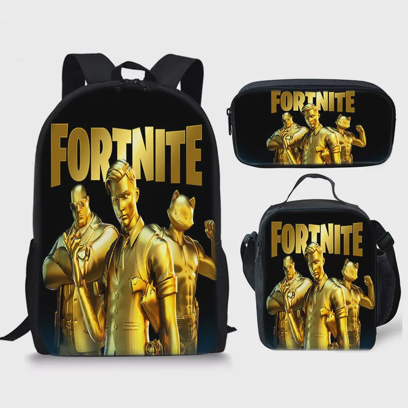 Fortnite Schooltas Set: Rugzak, Pennenhouder & Lunchtas voor Kinderen