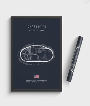 F1 Circuit Poster: Monaco Imola Track Art - Stijlvolle Motorsport Wall Art