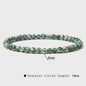 Natuursteen Armband met Kwarts, Kattenoog, Jades & Aquamarijn Kralen - Stretch Bangle voor Dames & Heren