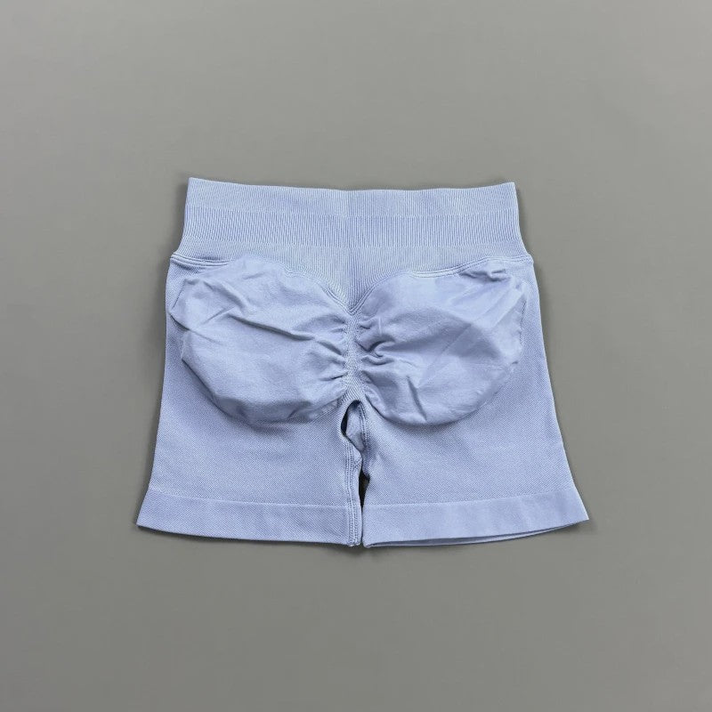 HISTELLO Seamless Biker Shorts Dames - Low Waist Scrunch Butt voor Fitness & Yoga