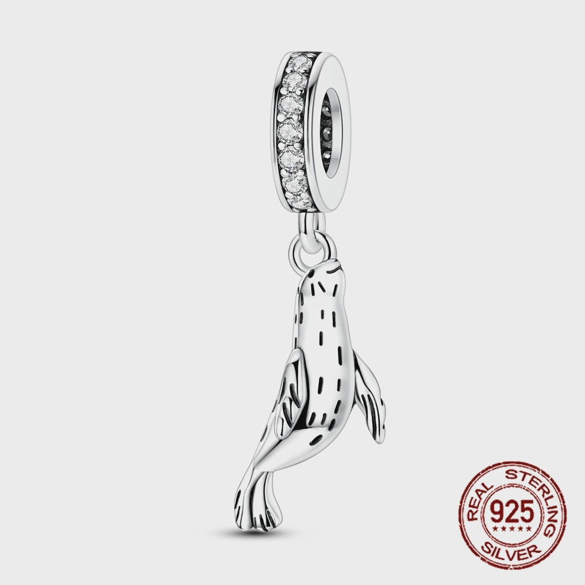 925 Sterling Zilveren Bedel Set: Dolfijn, Zeepaardje & Octopus - Blauw - DIY Armband Sieraden