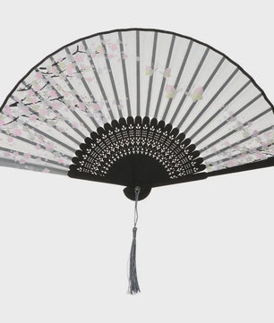 Elegante Bamboe Vouwwaaier - Draagbaar & Stijlvol