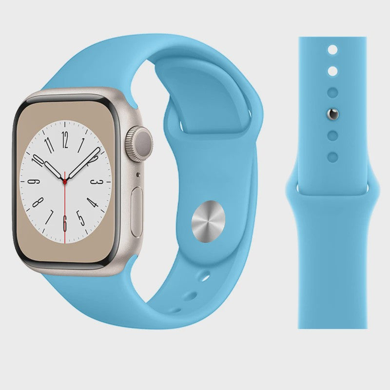 Sport Siliconen Bandje voor Apple Watch 38-49mm - Serie 1 t/m 11, SE, Ultra