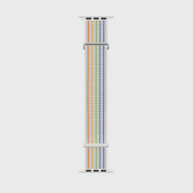Nylon Sportband voor Apple Watch (38-49mm) - Ademend & Verstelbaar met Klittenband