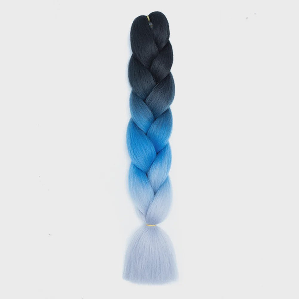 24 Inch Jumbo Braiding Hair Synthetisch Haar Ombre Crochet Braid Extensions voor Dames