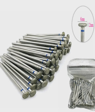 50 Stuks Diamant Freesjes Set - 2.35mm Schacht voor Nagel- en Tandheelkundig Gebruik