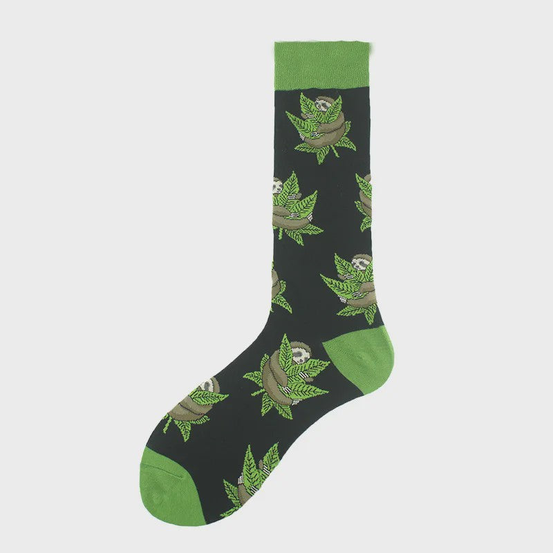 Unisex Happy Socks met Vrolijke Ontwerpen: Dinosaurus, Alien, Haai & Meer