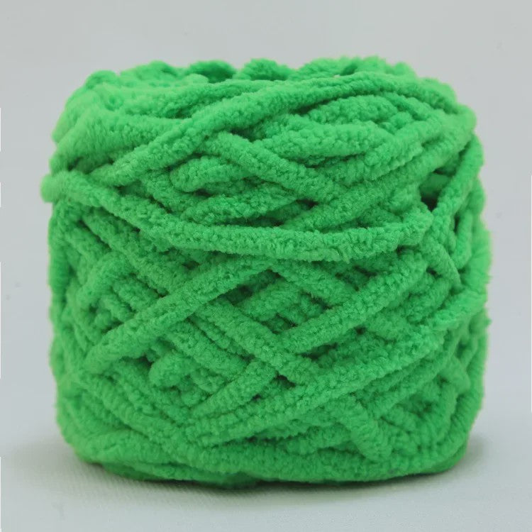 Chenille Garen 100g/bol - Super Zacht Dik Wol Garen voor Handbreien, DIY Sjaals & Projecten