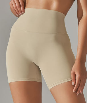 Dames Sportshorts Hoge Taille Squat Proof - Sneldrogend voor Yoga, Fitness & Fietsen