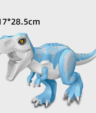 Grote Bouwblok Dinosaurus Speelgoed - Indominus Rex & Tyrannosaurus Rex Modellen
