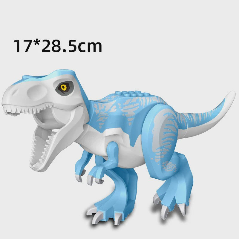 Grote Bouwblok Dinosaurus Speelgoed - Indominus Rex & Tyrannosaurus Rex Modellen