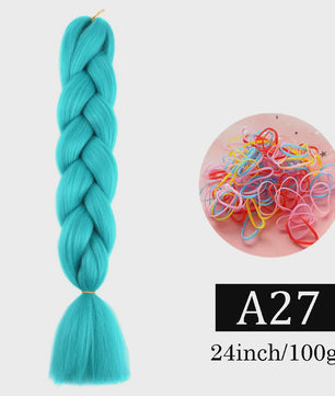 24 Inch Jumbo Braids Haarverlenging - Synthetisch Vlechtkapsel met Ombre Kleuren