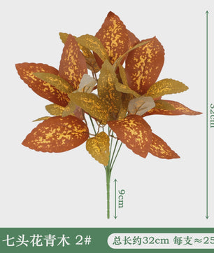 Zijden Schildpadblad Plantenbladeren - Kunstmatige Dieffenbough Decoratie voor Woonkamer