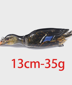 Realistische Eenden Vissen Lokaas - 8.5cm, 12g - Perfect voor Baars, Karper & Snoek