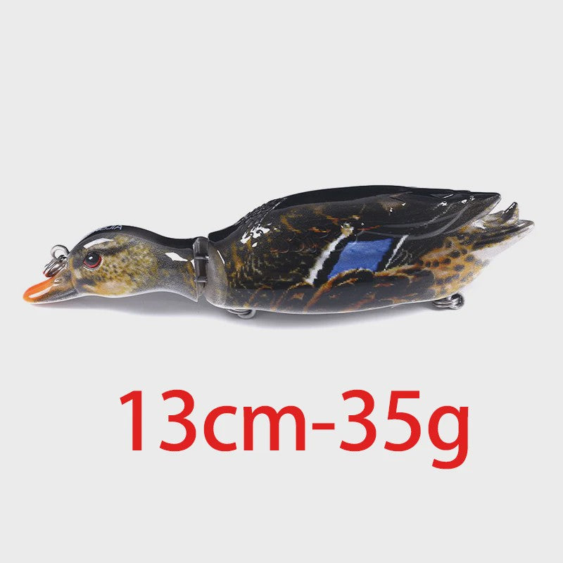 Realistische Eenden Vissen Lokaas - 8.5cm, 12g - Perfect voor Baars, Karper & Snoek