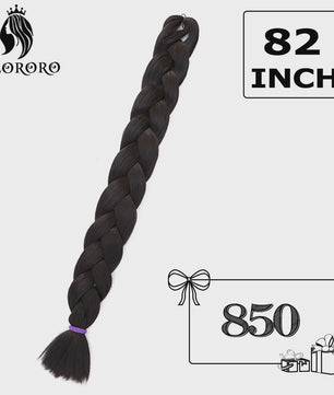 Alororo Jumbo Braids Haarverlenging - 82 Inch Synthetisch Hittebestendig Vlecht Haar
