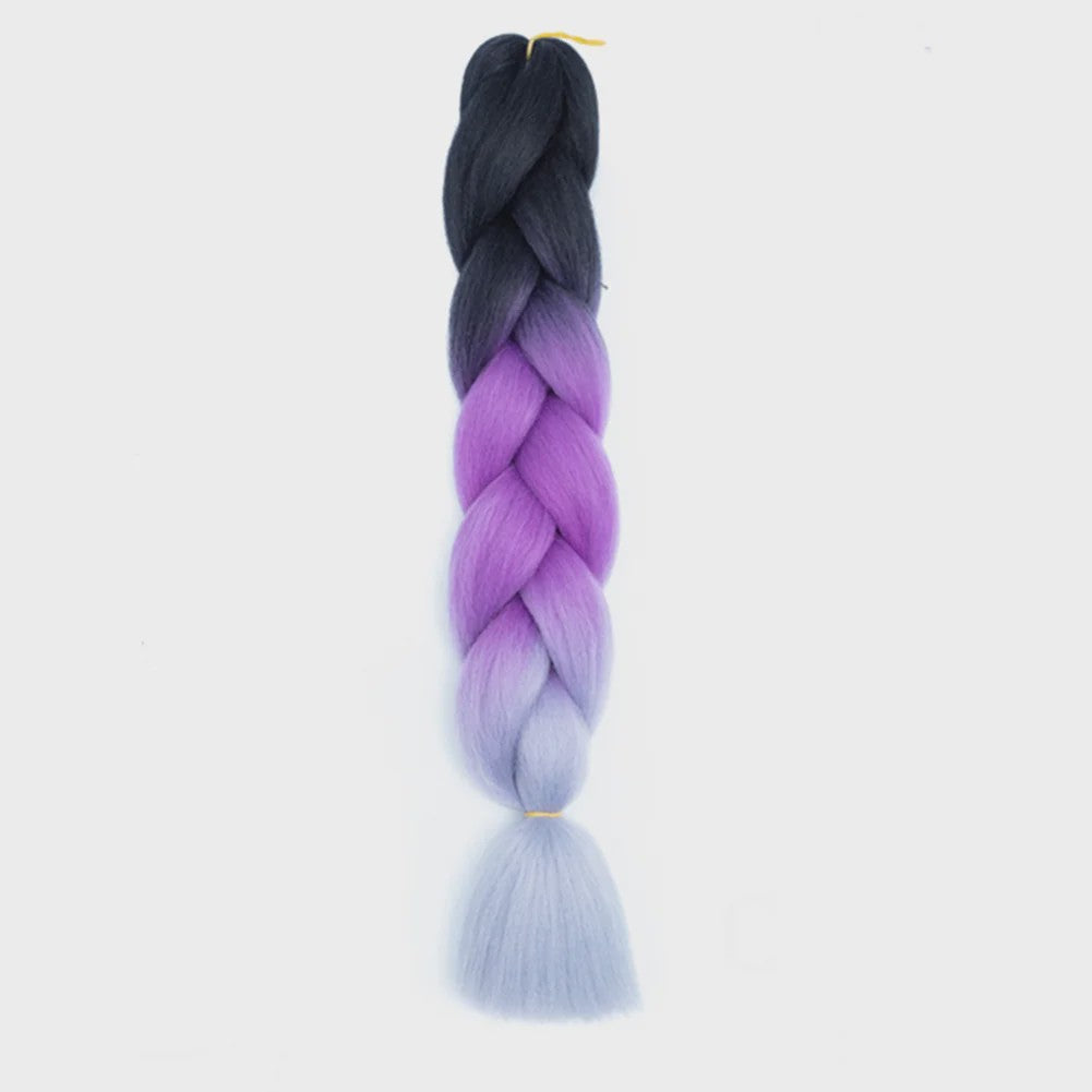 24 Inch Jumbo Braiding Hair Synthetisch Haar Ombre Crochet Braid Extensions voor Dames