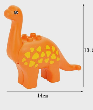 Grote Bouwstenen Dierenpark & Boerderij Figuren - Compatibel met Duplo