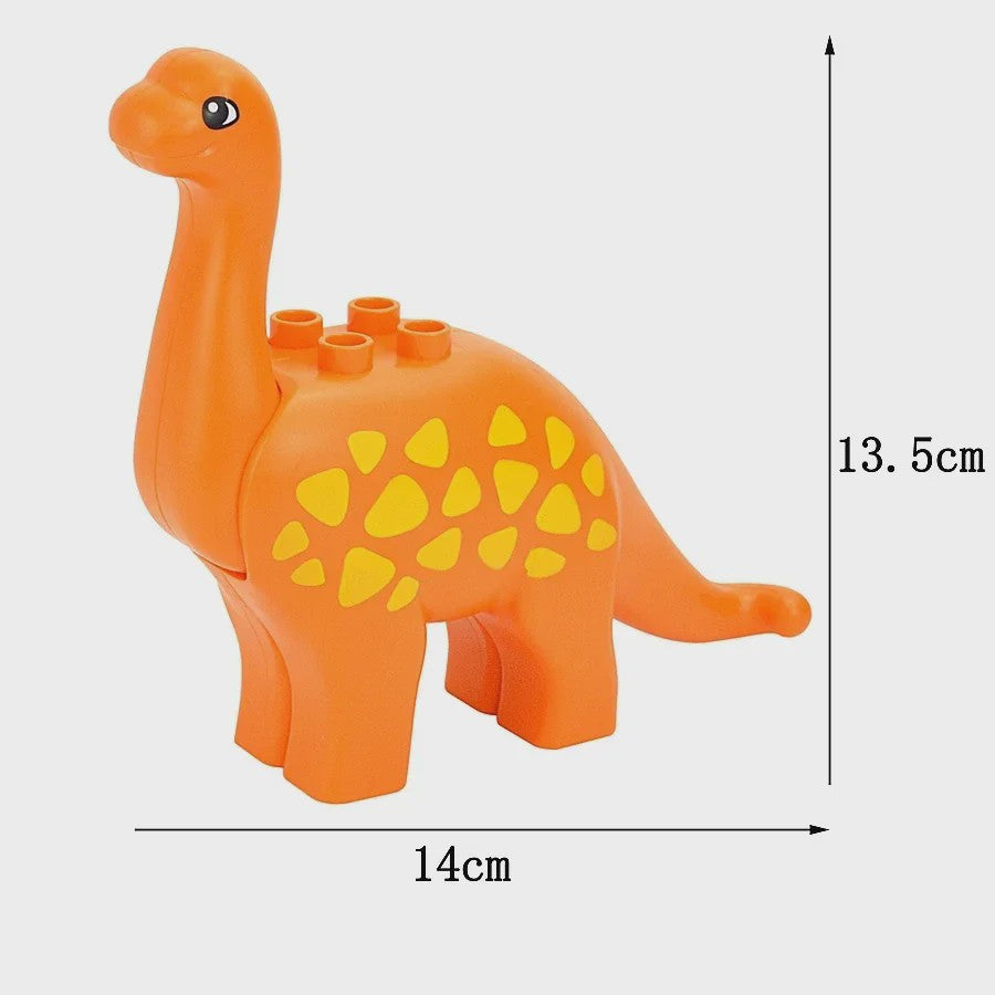 Grote Bouwstenen Dierenpark & Boerderij Figuren - Compatibel met Duplo