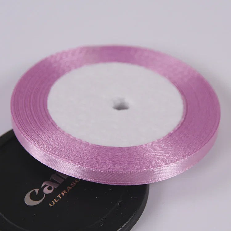 22 Meters/Roll 6mm Silk Satin Ribbons Christmas Halloween Birthday Party Gift Wrapping Ribbons DIY Handmade Crafts Material