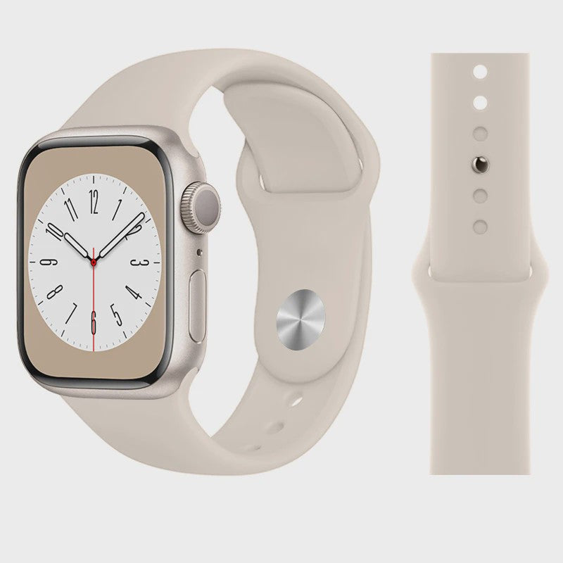Sport Siliconen Bandje voor Apple Watch 38-49mm - Serie 1 t/m 11, SE, Ultra