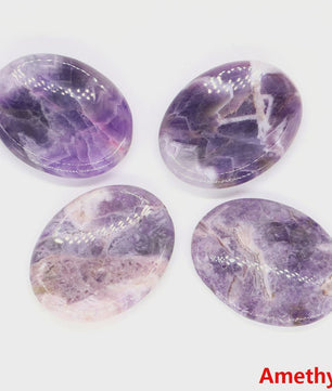 7 Chakra Kristallen Worry Stones - Ovalen Massage & Meditatie Edelstenen (35x45mm)