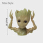 Groot Plantenpot & Decoratief Figuur - Leuke Woondecoratie