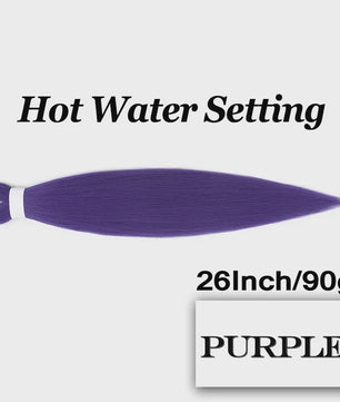Pre-stretched Braiding Hair 26 Inch - Synthetische Haarverlengingen voor Crochet Braids in Kleuren