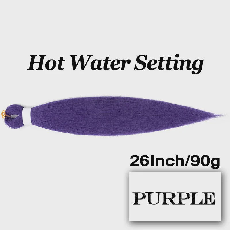 Pre-stretched Braiding Hair 26 Inch - Synthetische Haarverlengingen voor Crochet Braids in Kleuren