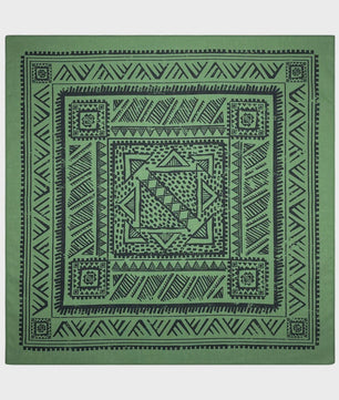 Unisex Katoenen Bandana met Dierenprint & Paisley Motief - Veelzijdig te Dragen