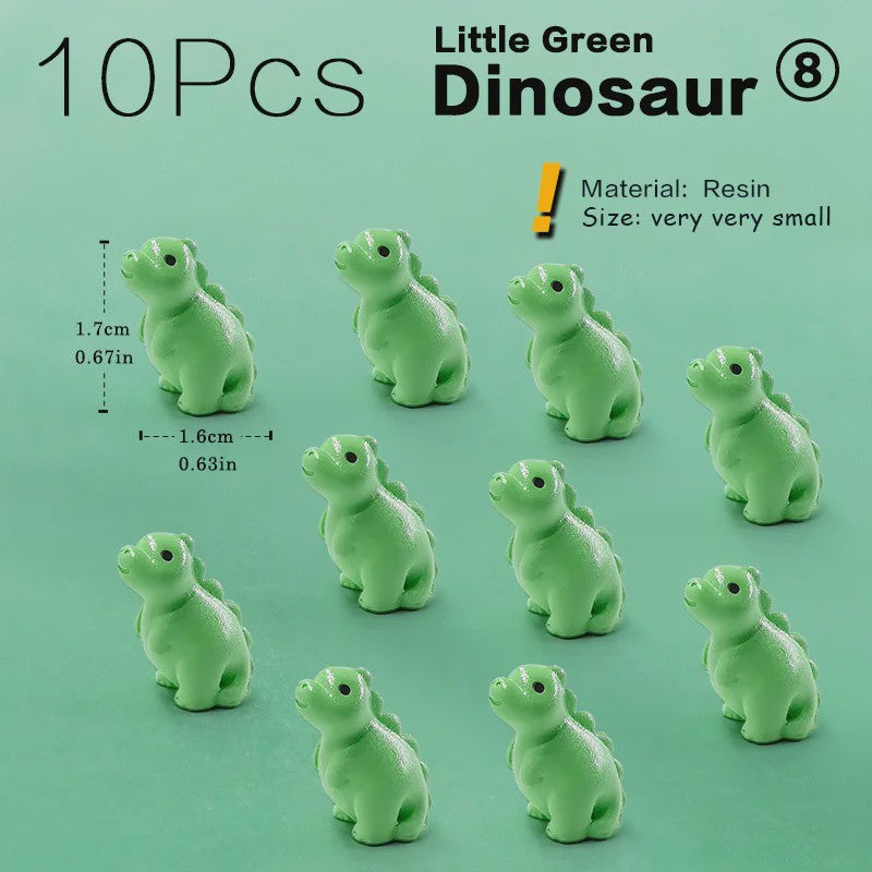 Set van 10 Miniatuur Dierenfiguren: Tuin, Sprookjes & Decoratie