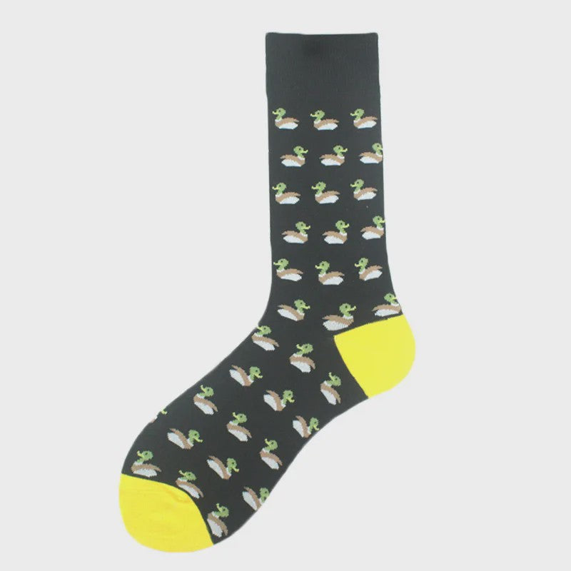 Unisex Happy Socks met Vrolijke Ontwerpen: Dinosaurus, Alien, Haai & Meer