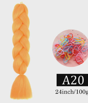 24 Inch Jumbo Braids Haarverlenging - Synthetisch Vlechtkapsel met Ombre Kleuren