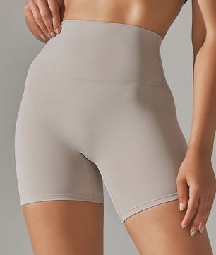 Dames Sportshorts Hoge Taille Squat Proof - Sneldrogend voor Yoga, Fitness & Fietsen