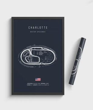 F1 Circuit Poster: Monaco Imola Track Art - Stijlvolle Motorsport Wall Art