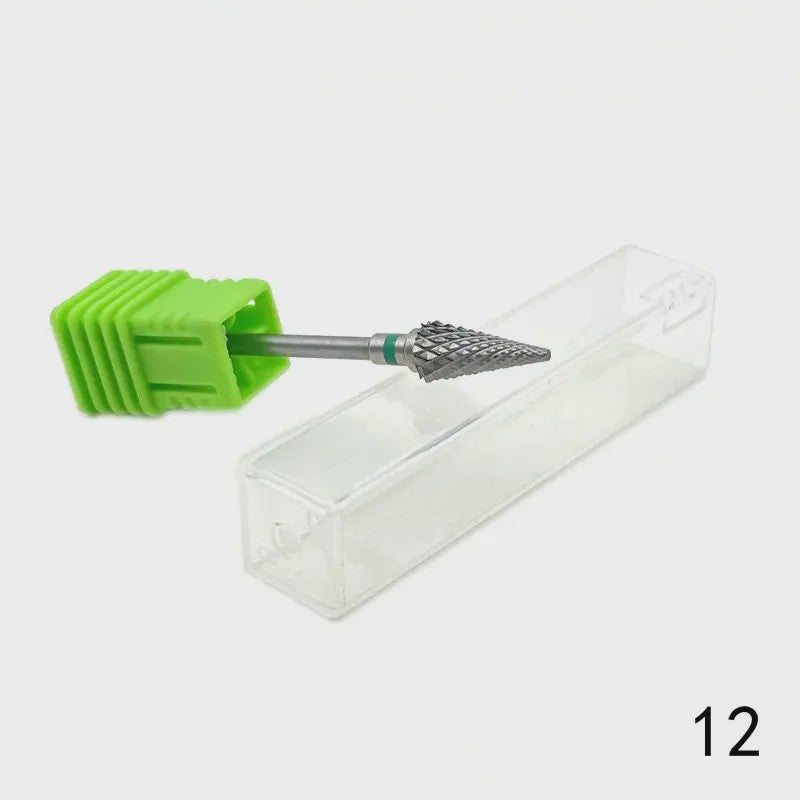 Professionele Tungsten Carbide Nagelboor Bits Set - 33 Stijlen voor Manicure & Pedicure