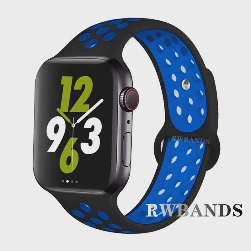 Ademende Sportband voor Apple Watch (38-49mm) - Comfortabele Vervangingsband