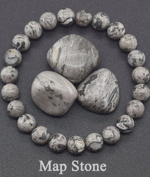 Natuurlijke Edelsteen Armband - Reiki, Blauwe Apatite, Lapis Lazuli, Amethist & Tijgeroog