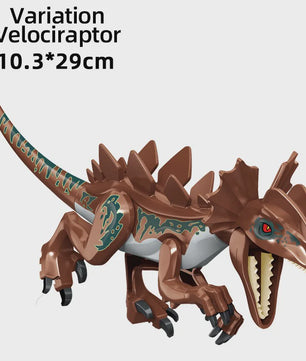 Grote Bouwblok Dinosaurus Speelgoed - Indominus Rex & Tyrannosaurus Rex Modellen