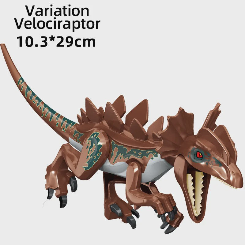 Grote Bouwblok Dinosaurus Speelgoed - Indominus Rex & Tyrannosaurus Rex Modellen