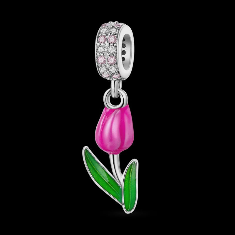 925 Sterling Zilveren Bedel 'Mom Love' - Perfect Cadeau voor Moederdag en Verjaardag