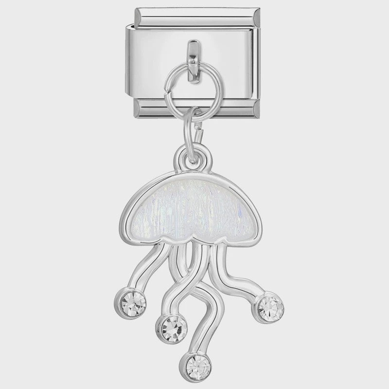 Zee Dieren Charms voor Italiaanse Bedelarmbanden - Sterrenvis, Kwal, Schelp & Walvis - DIY Sieraden Maken