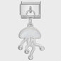 Zee Dieren Charms voor Italiaanse Bedelarmbanden - Sterrenvis, Kwal, Schelp & Walvis - DIY Sieraden Maken