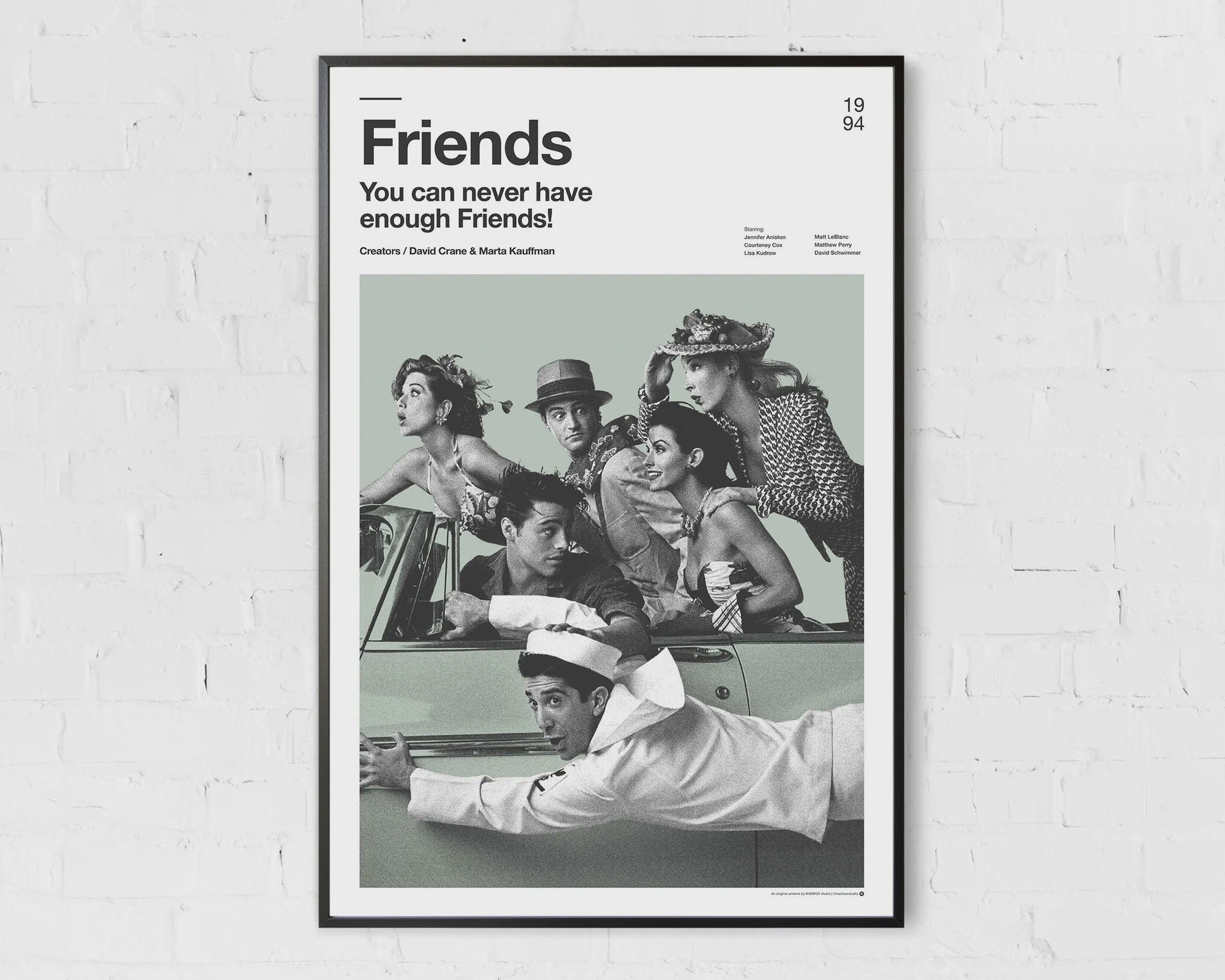 Moderne Canvas Poster: Iconische Films & Series voor Wanddecoratie